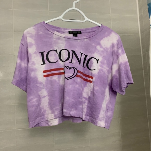 Tie-dye crop T-shirt - Picture 2 of 2